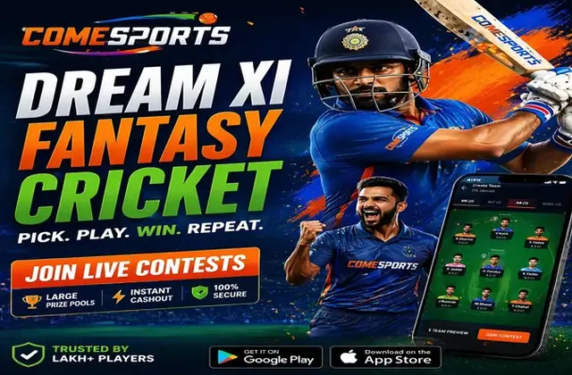 ComeWin Club (come win club) fantasy cricket & matchday visual 1